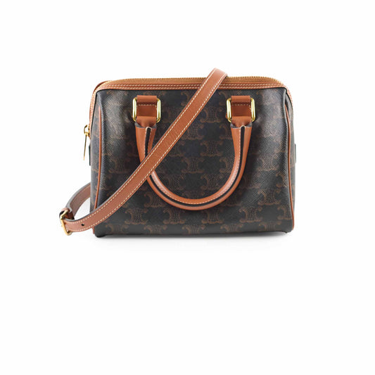 Celine Small Boston Triomphe Brown - photo 1