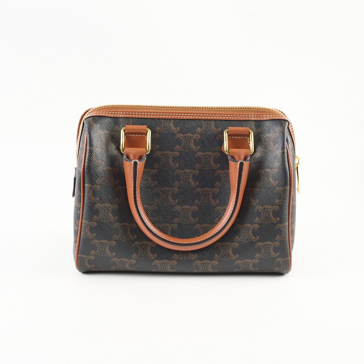 Celine Small Boston Triomphe Brown - photo 2