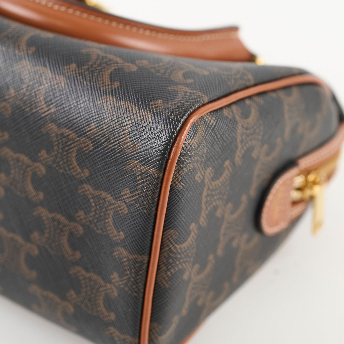 Celine Small Boston Triomphe Brown - photo 8