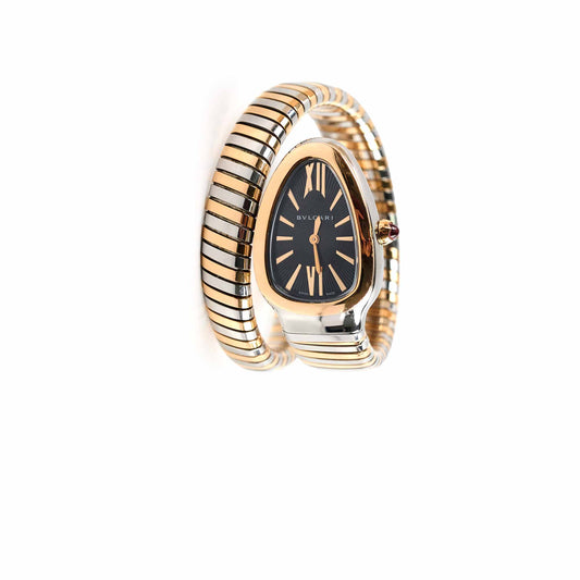 Bvlgari Serpenti 35mm Tubogas Stainless Steel 18k Rose Gold Watch - photo 1