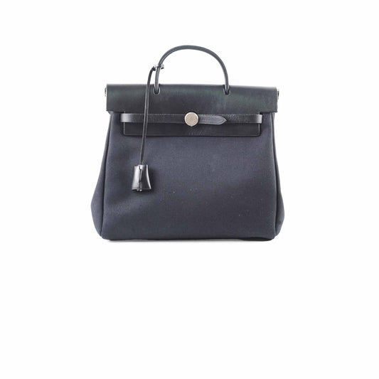 Hermes Herbag Canvas Backpack Noir - photo 1