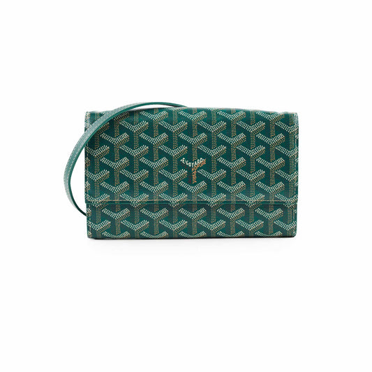 Goyard Varenne Continental Wallet (On Strap) Green - photo 1