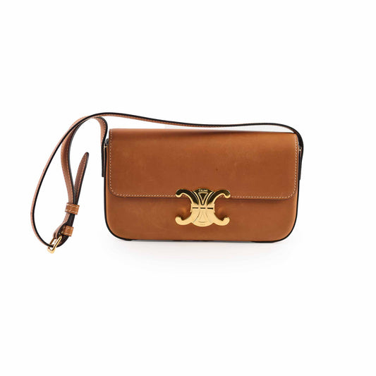 Celine Triomphe Shoulder Bag Tan - photo 1