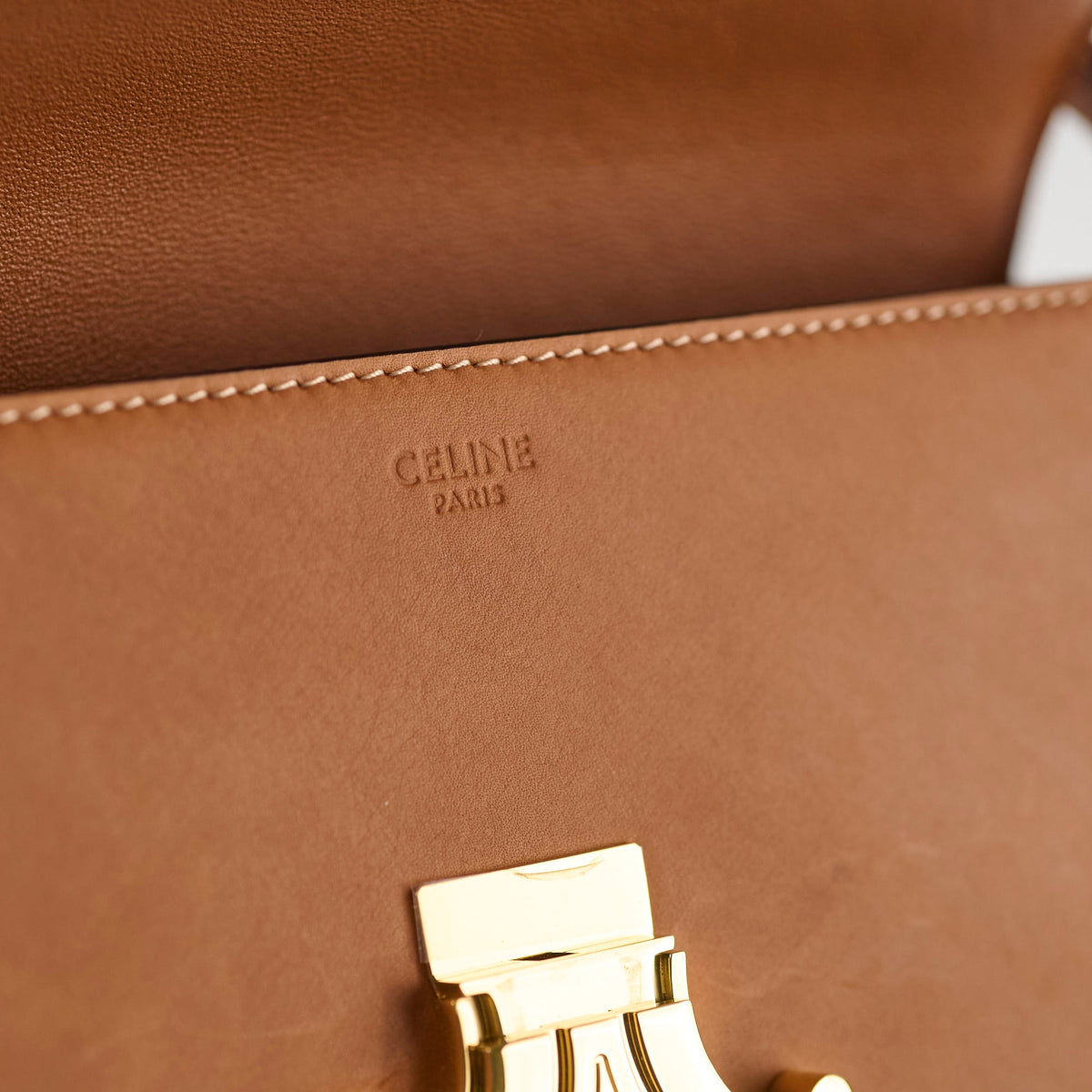 Celine Triomphe Shoulder Bag Tan - photo 6