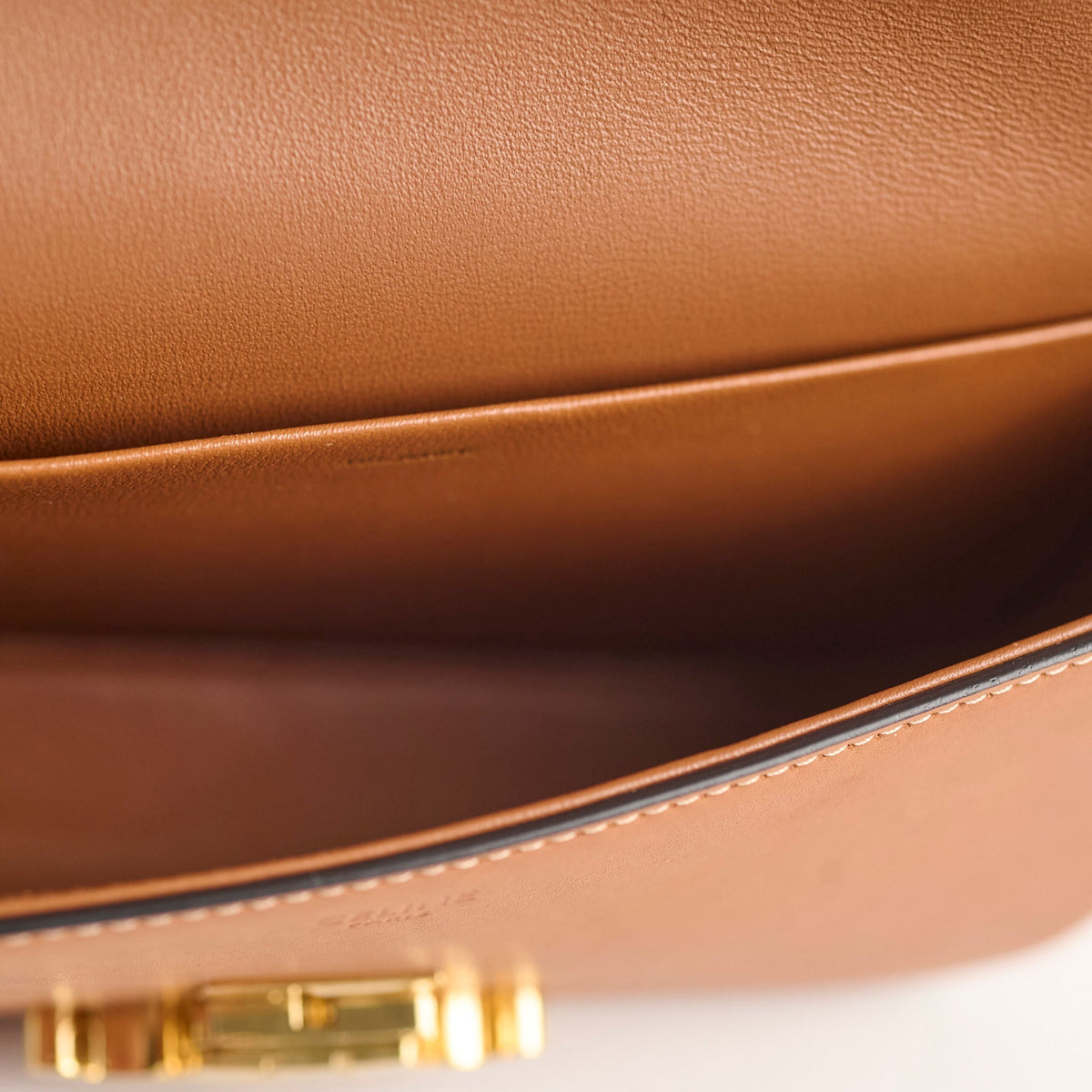 Celine Triomphe Shoulder Bag Tan - photo 7