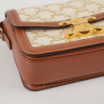 Celine Teen Canvas Triomphe White - photo 9