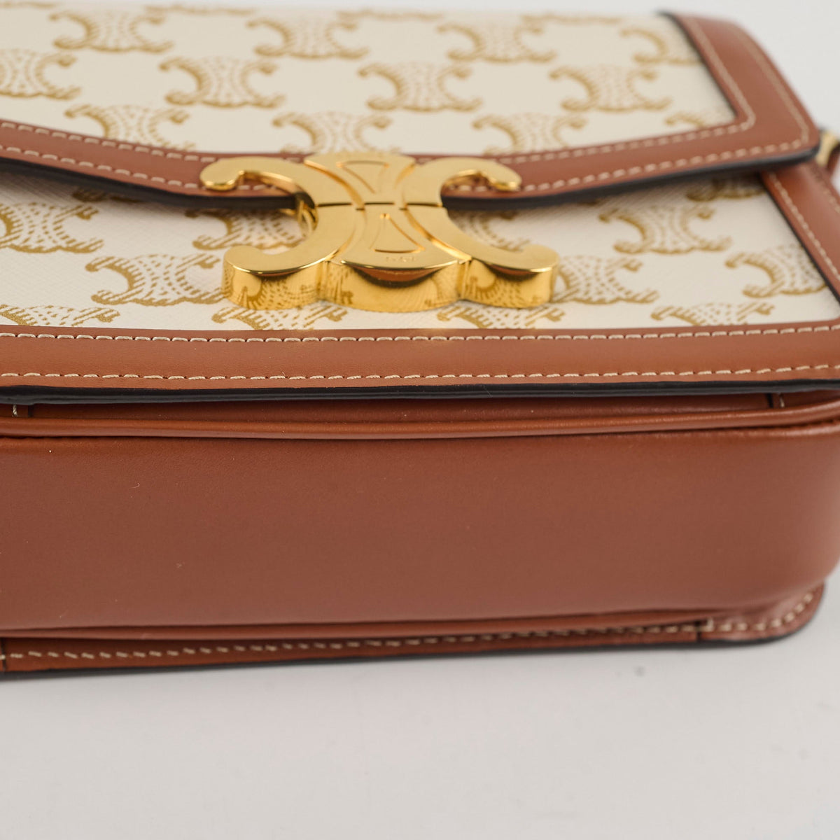 Celine Teen Canvas Triomphe White - photo 10
