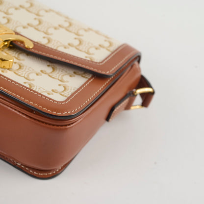 Celine Teen Canvas Triomphe White - photo 11