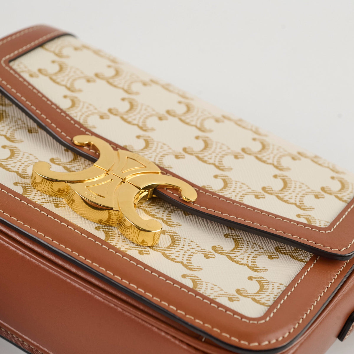 Celine Teen Canvas Triomphe White - photo 12