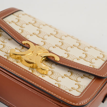 Celine Teen Canvas Triomphe White - photo 12