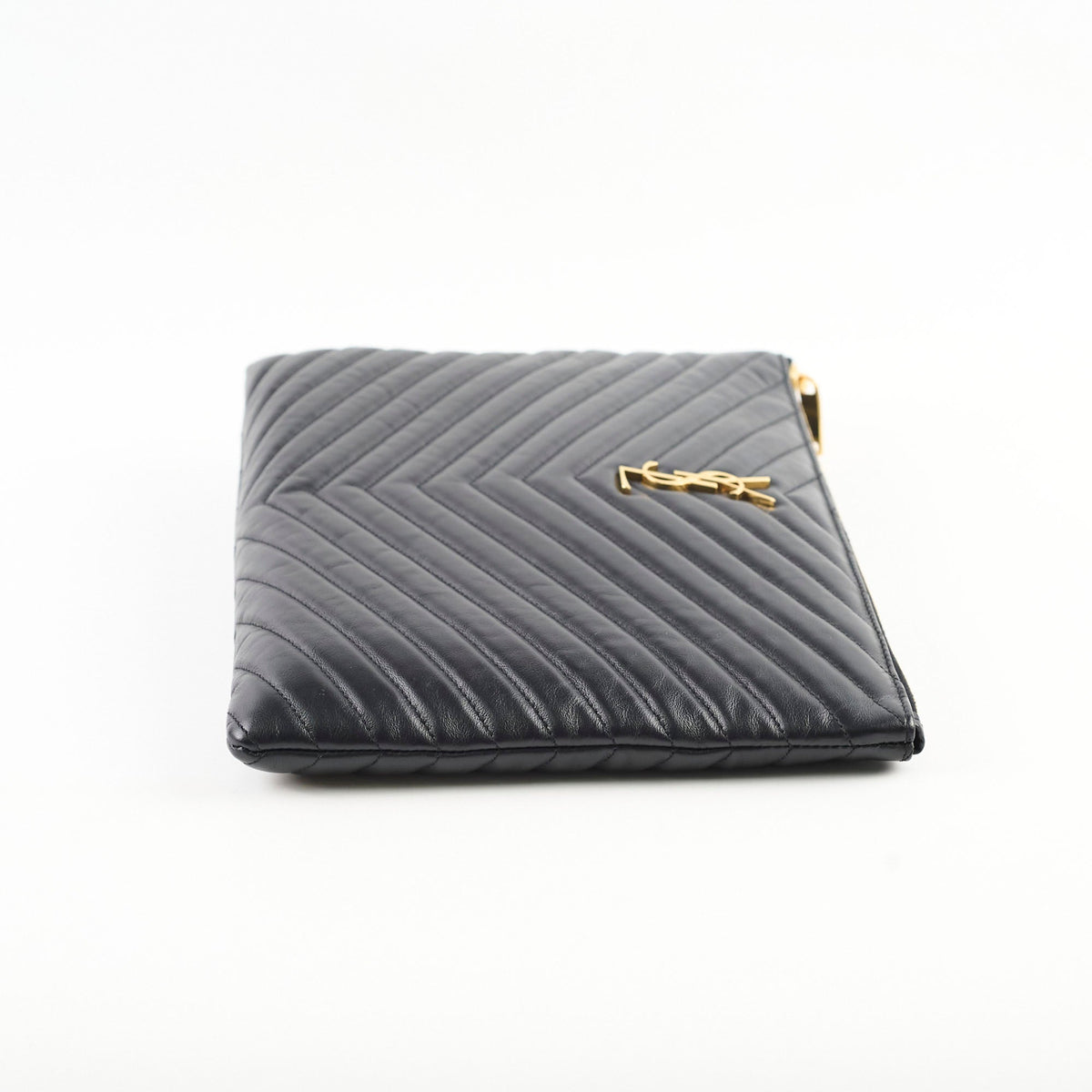 Saint Laurent Cassandre Matelasse Pouch Black - photo 3