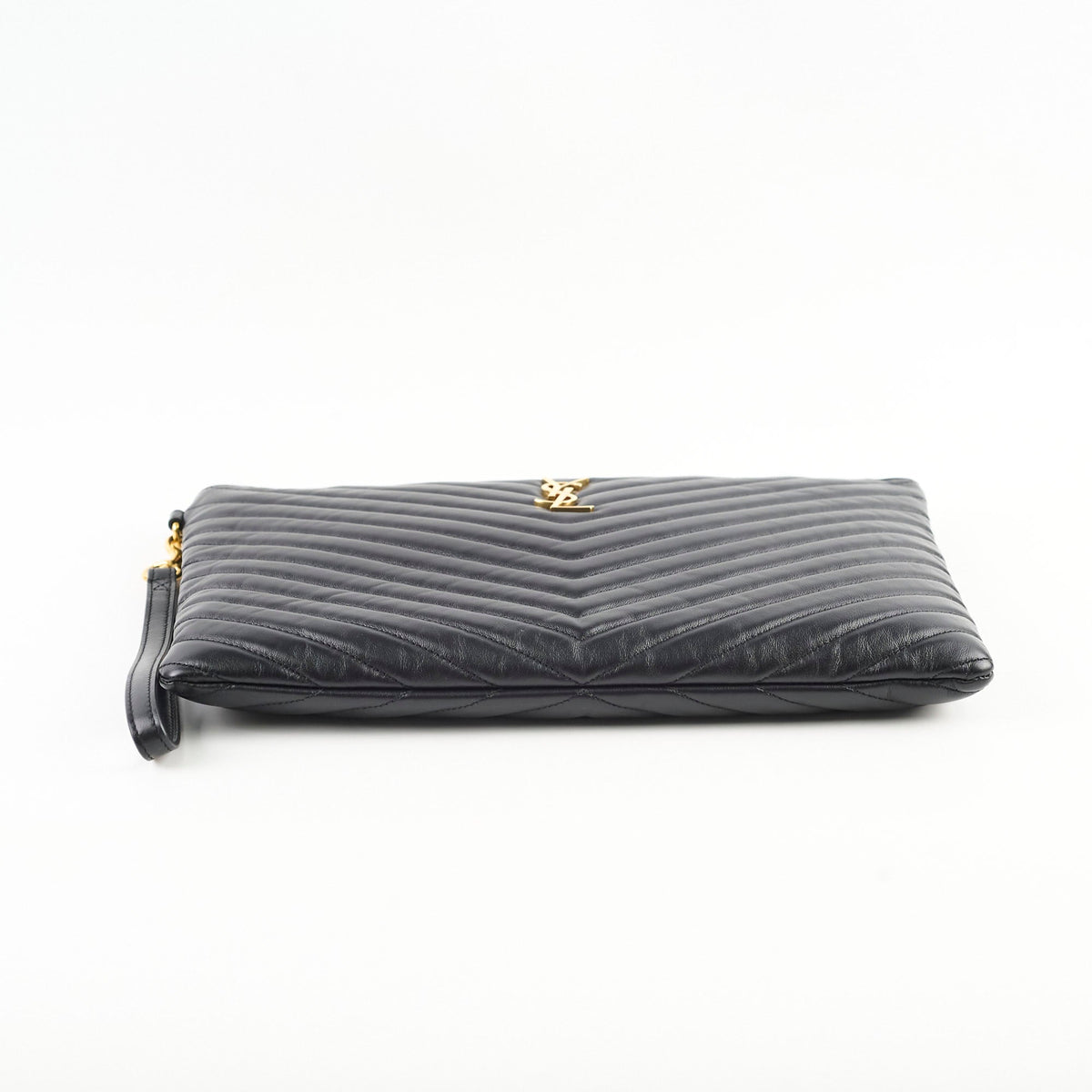 Saint Laurent Cassandre Matelasse Pouch Black - photo 4