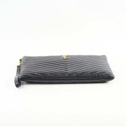 Saint Laurent Cassandre Matelasse Pouch Black - photo 4
