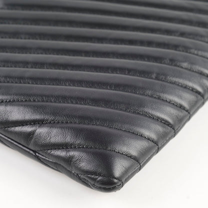Saint Laurent Cassandre Matelasse Pouch Black - photo 11