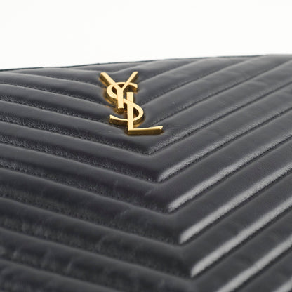 Saint Laurent Cassandre Matelasse Pouch Black - photo 12