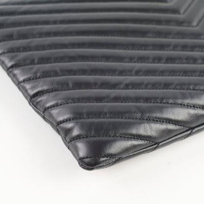Saint Laurent Cassandre Matelasse Pouch Black - photo 10