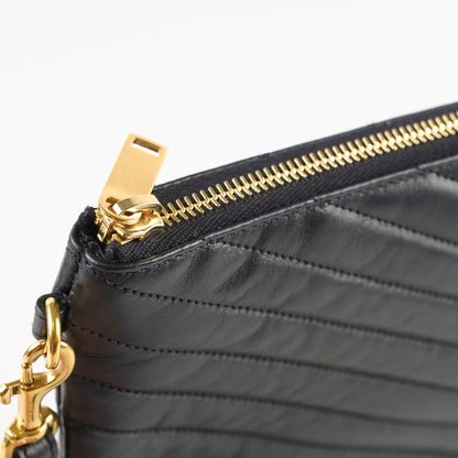 Saint Laurent Cassandre Matelasse Pouch Black - photo 7