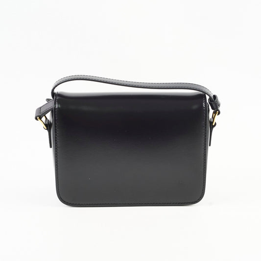 Celine Teen Shiny Calfskin Triomphe Black - photo 2