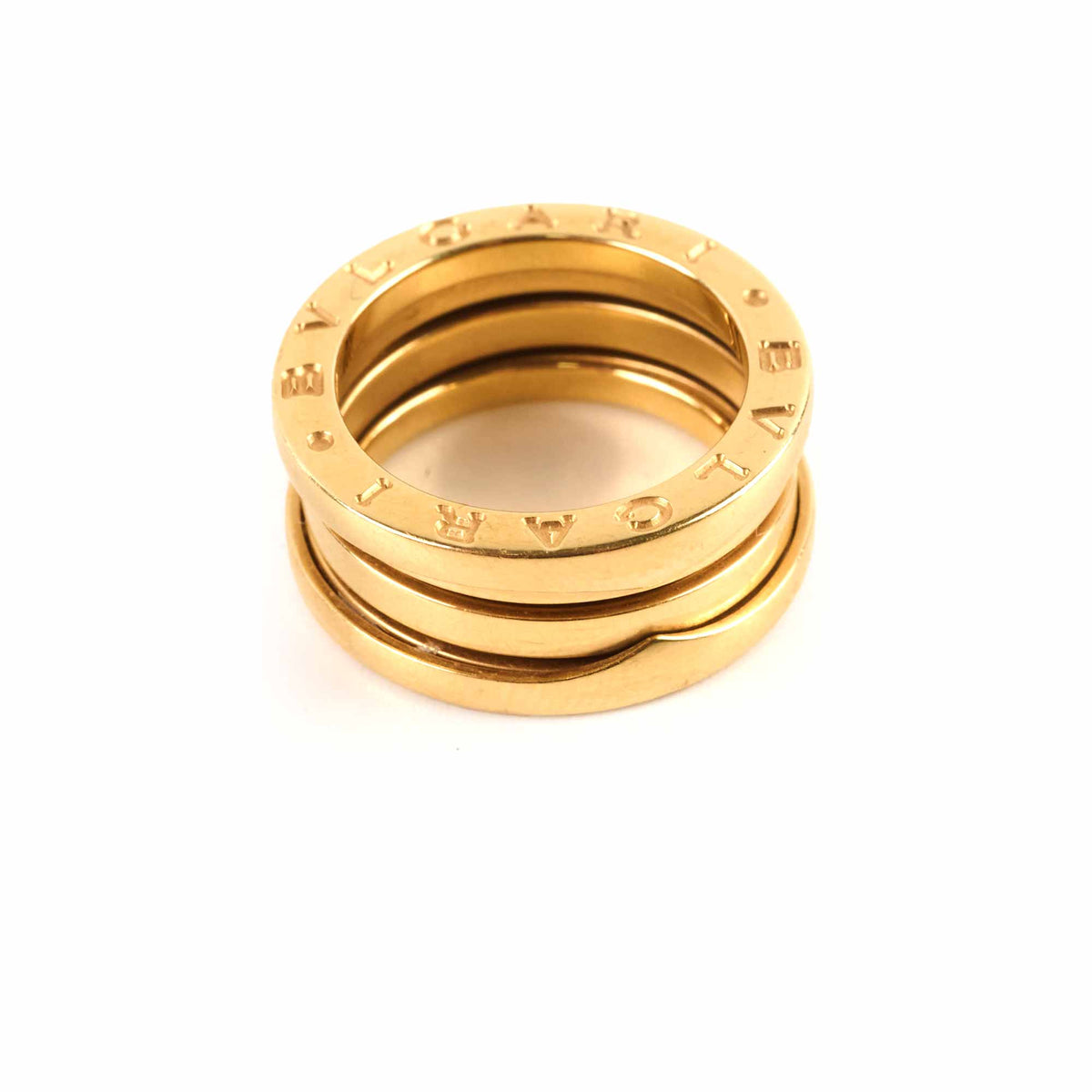 Bvlgari B.Zero 1 Yellow Gold Ring Size 49 - photo 1