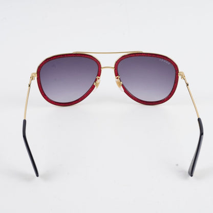 Gucci GG0062S Aviator Glittered Red Sunglasses - photo 2