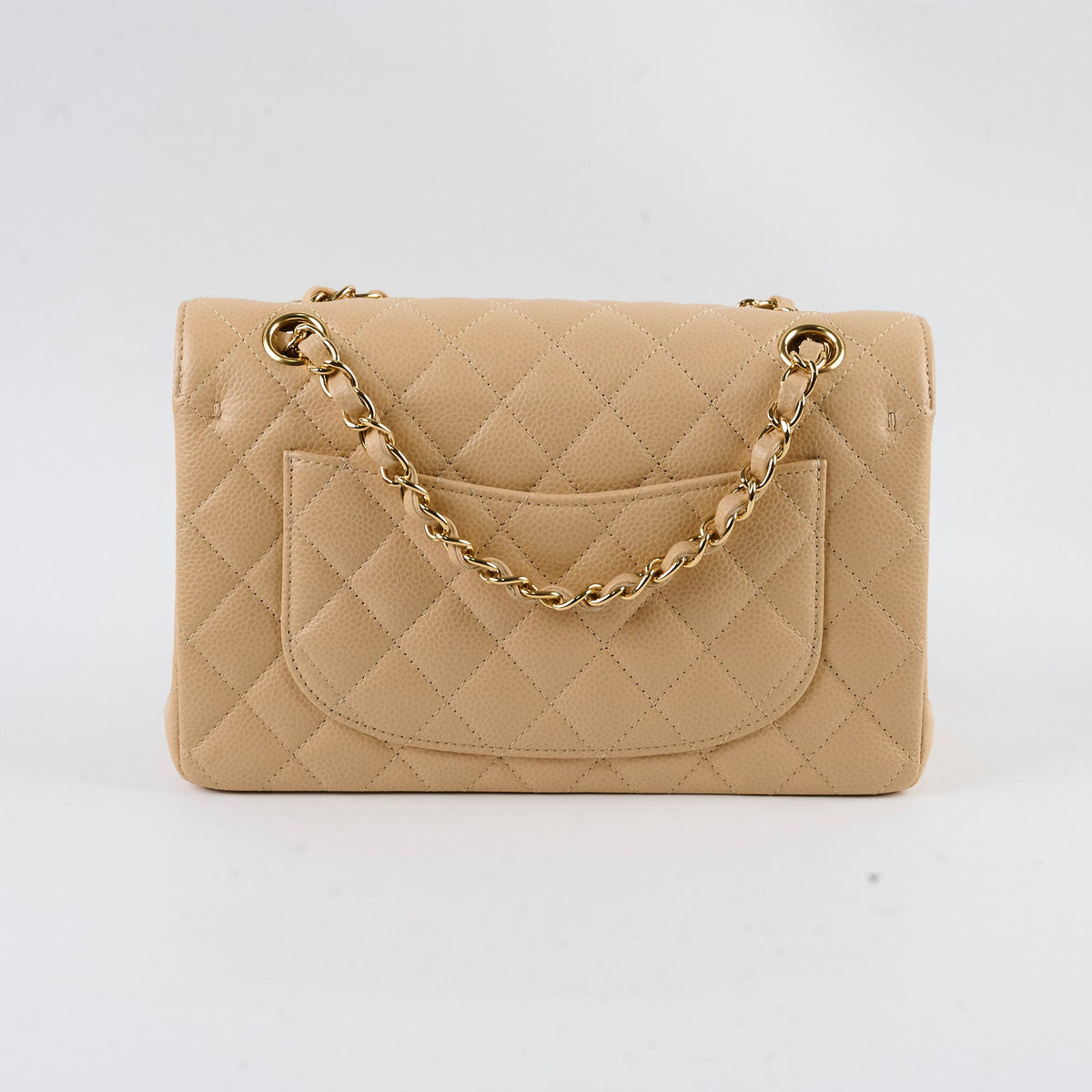 Chanel Classic Flap Small Beige Microchipped - photo 3