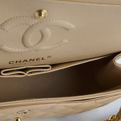 Chanel Classic Flap Small Beige Microchipped - photo 10