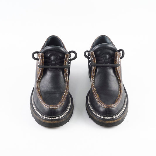 Louis Vuitton Beaubourg Platform Derby Shoes Monogram/Black Size 39 - photo 2