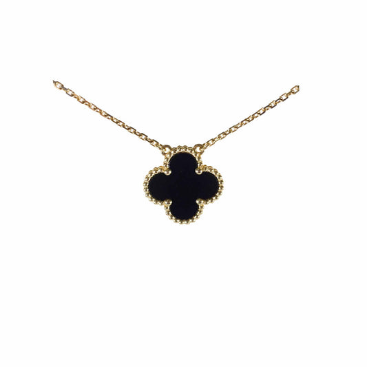 Van Cleef and Arpels Vintage Alhambra Onyx Necklace - photo 1