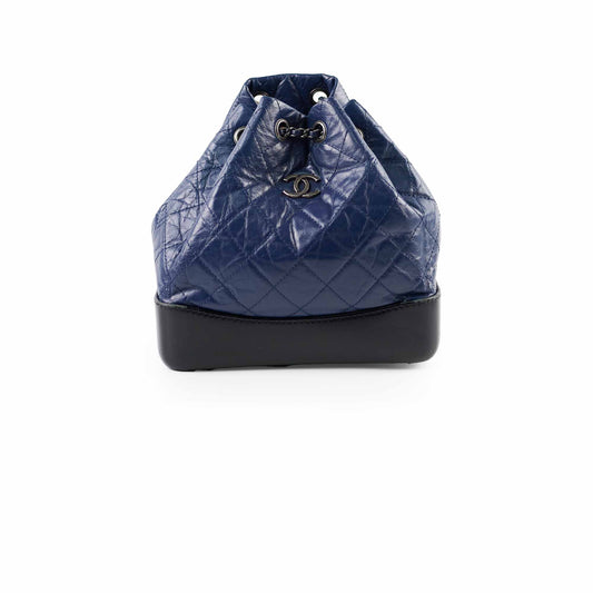 Chanel Small Gabrielle Backpack Navy/Black - photo 1