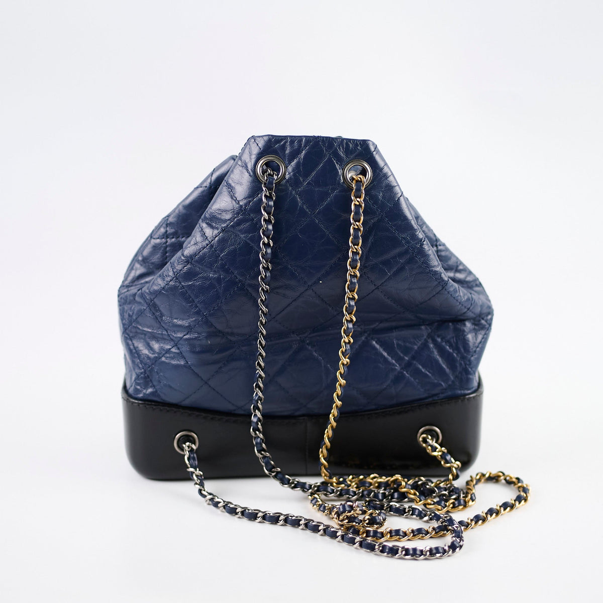 Chanel Small Gabrielle Backpack Navy/Black - photo 3