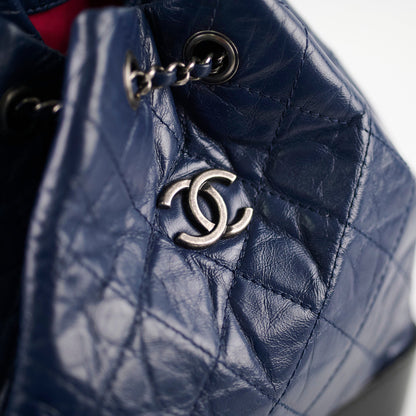 Chanel Small Gabrielle Backpack Navy/Black - photo 11