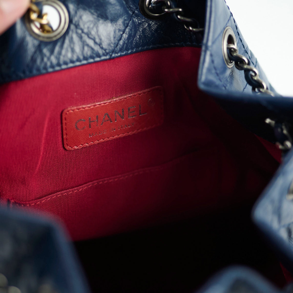 Chanel Small Gabrielle Backpack Navy/Black - photo 6
