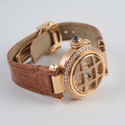 Cartier Pasha De Cartier 30mm Pink Gold with Diamond Quartz Watch - photo 5