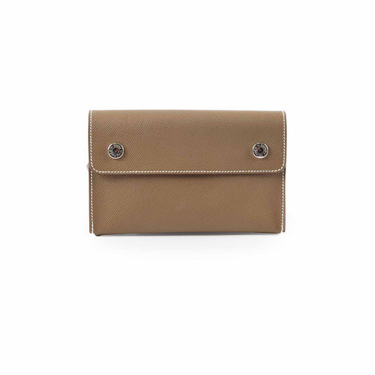 Hermes Hermesnap Wallet Etoupe Epsom - K Stamp - photo 1