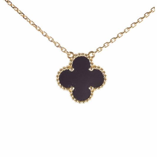 Van Cleef & Arpels Vintage Alhambra Onyx Necklace - photo 1