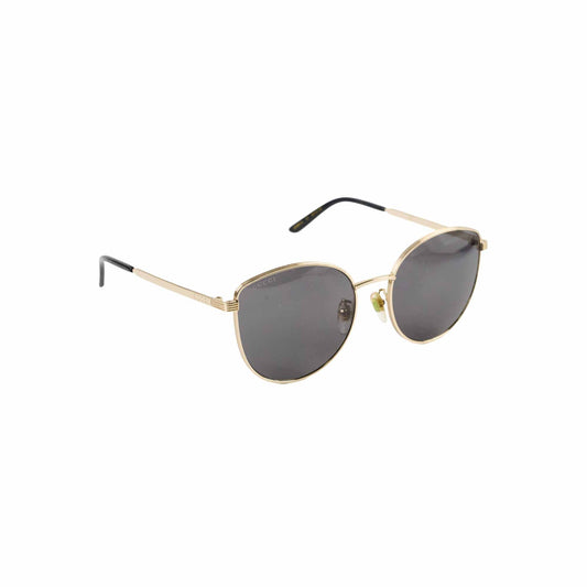 Gucci Cat Eye Sunglasses with Gold Tone Frame - photo 1