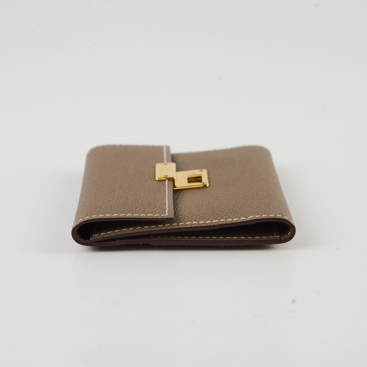 Hermes Clic Card Case Etoupe GHW Epsom - photo 3