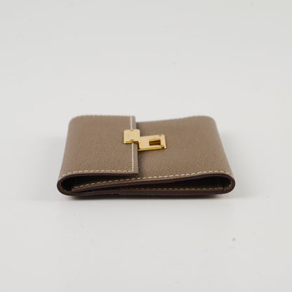 Hermes Clic Card Case Etoupe GHW Epsom - photo 3