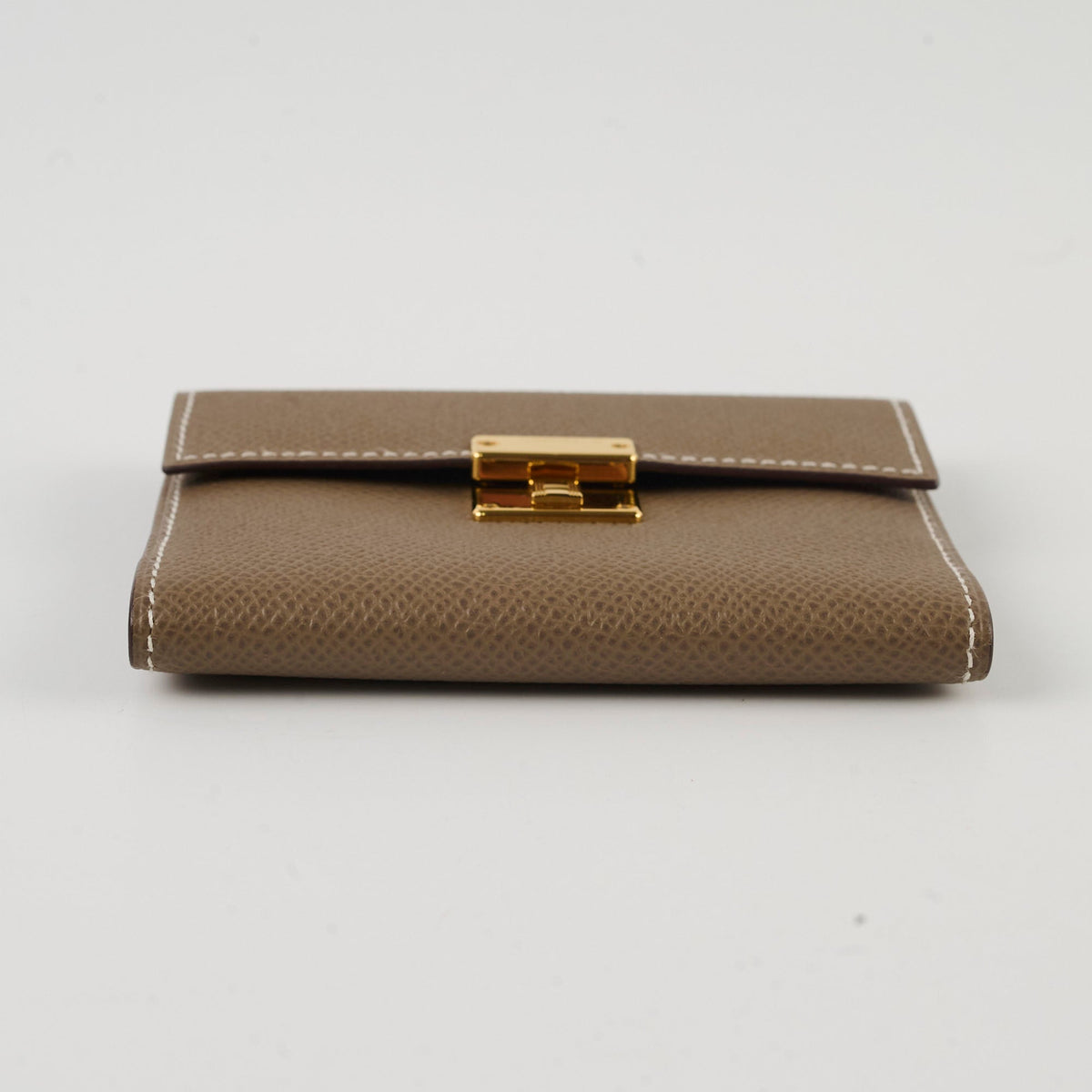 Hermes Clic Card Case Etoupe GHW Epsom - photo 4