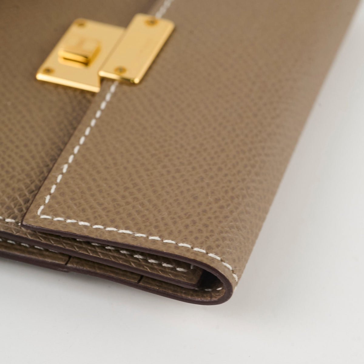 Hermes Clic Card Case Etoupe GHW Epsom - photo 10