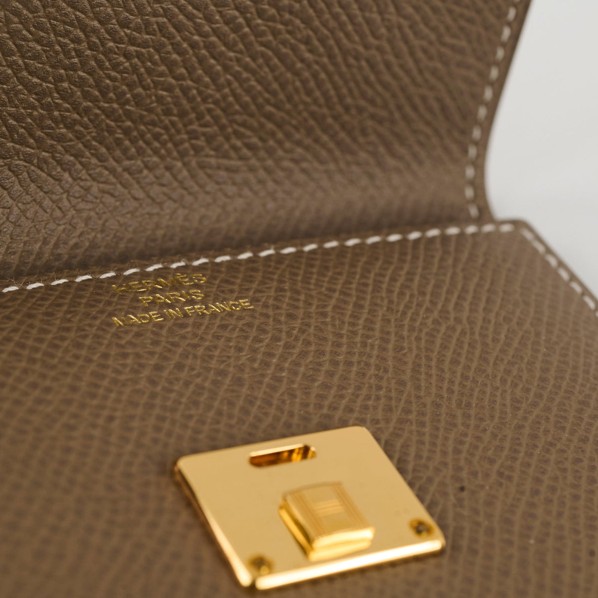 Hermes Clic Card Case Etoupe GHW Epsom - photo 7
