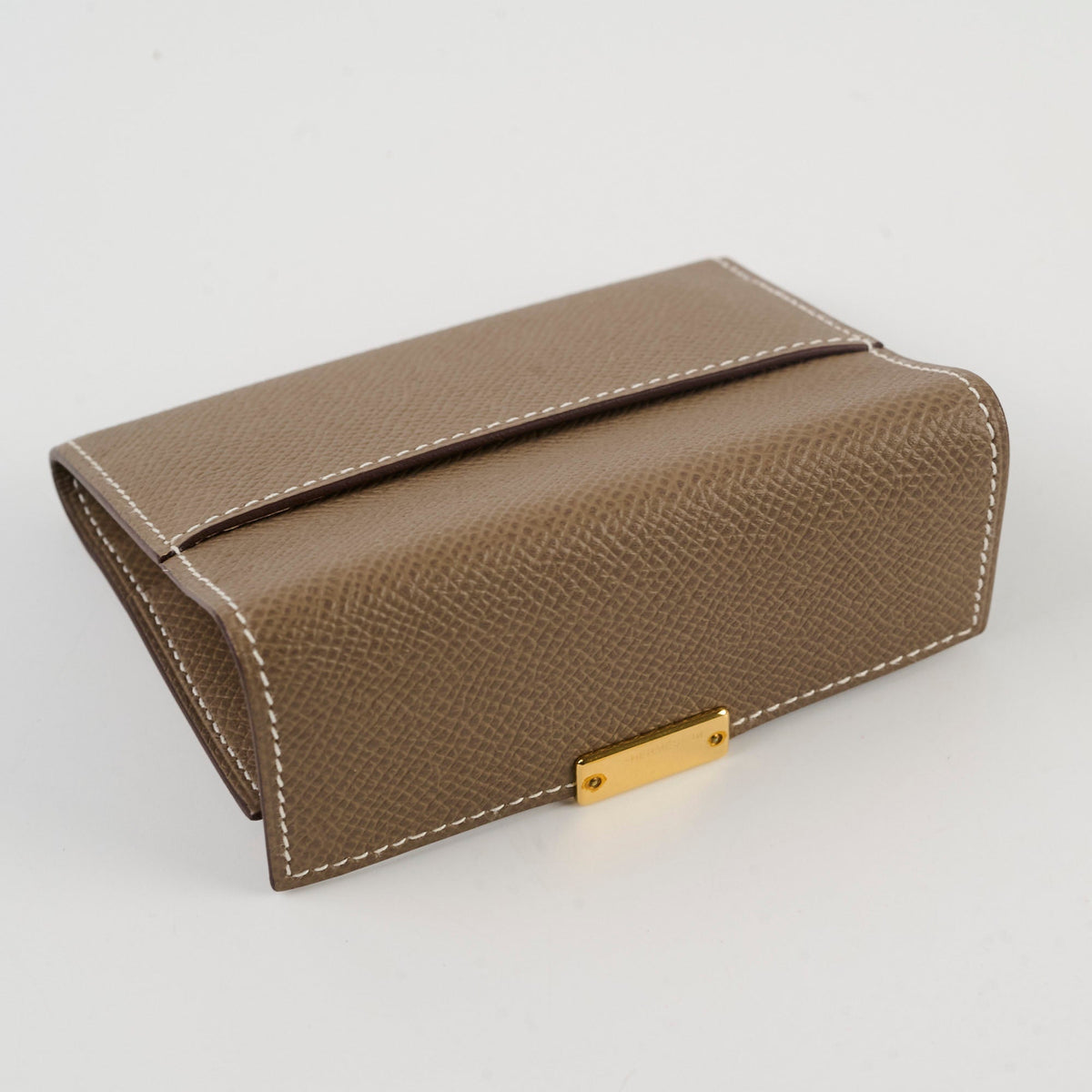 Hermes Clic Card Case Etoupe GHW Epsom - photo 5
