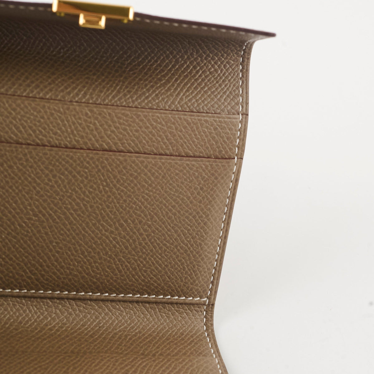 Hermes Clic Card Case Etoupe GHW Epsom - photo 8