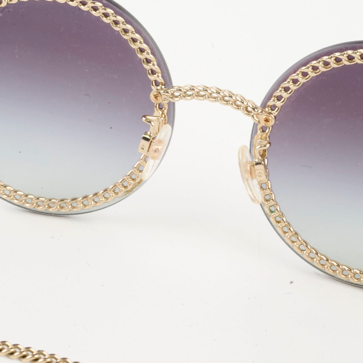 Chanel 4245 Round Gold Chain Sunglasses - photo 6