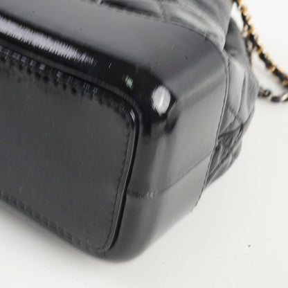Chanel Gabrielle Black Leather/Patent Backpack - photo 12