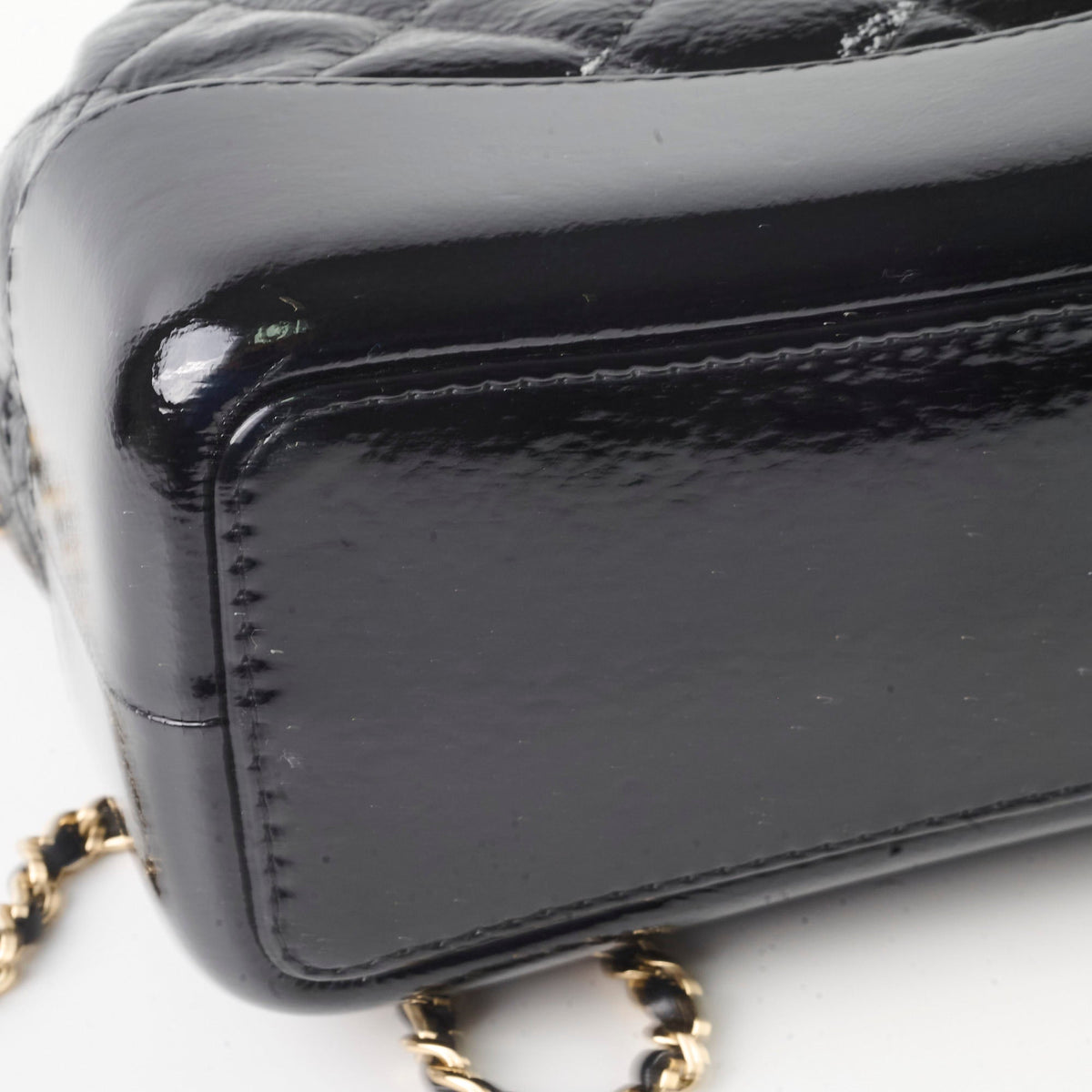 Chanel Gabrielle Black Leather/Patent Backpack - photo 10