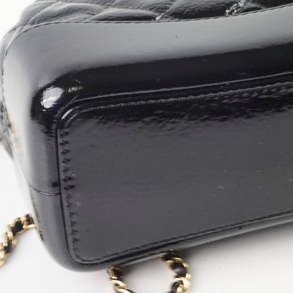 Chanel Gabrielle Black Leather/Patent Backpack - photo 10