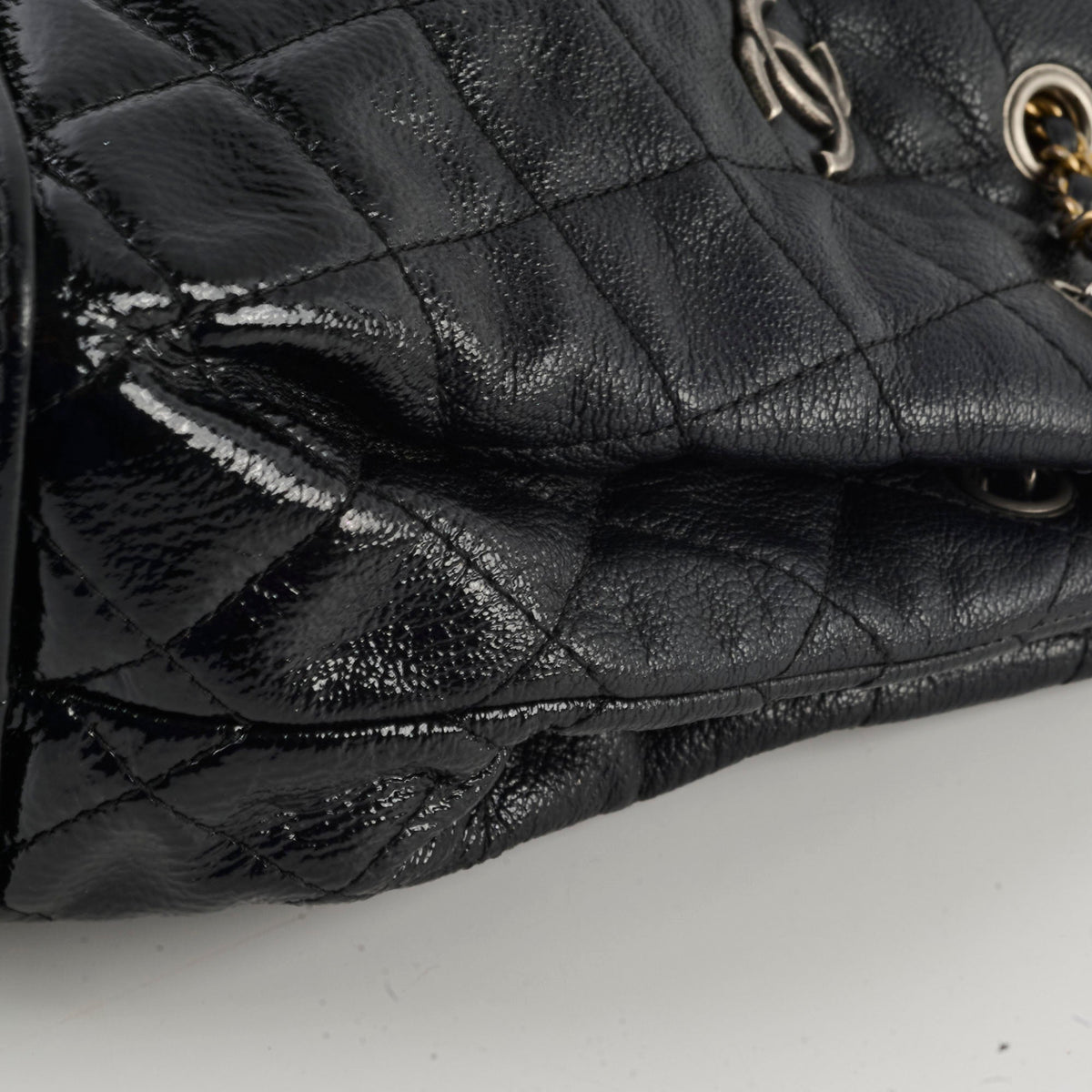 Chanel Gabrielle Black Leather/Patent Backpack - photo 6