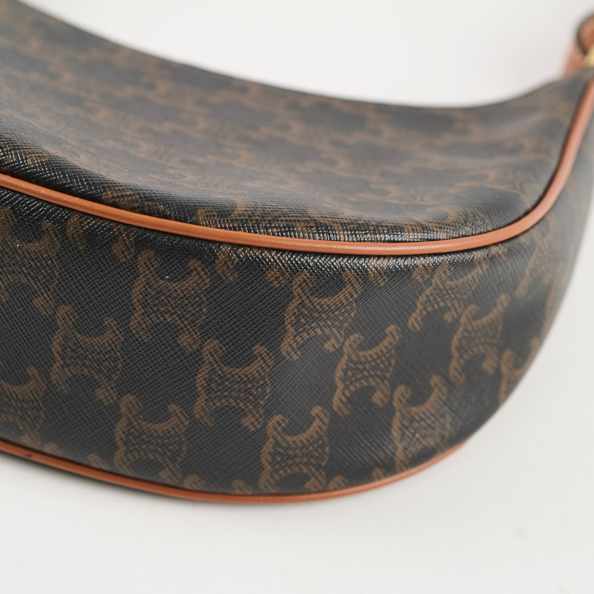 Celine Ava Triomphe Brown Shoulder Bag - photo 11