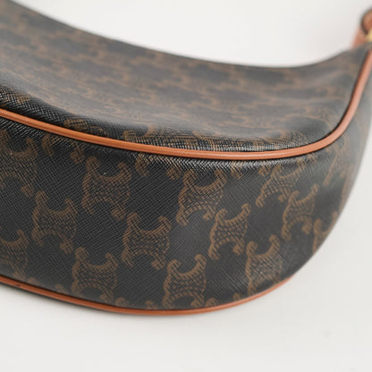 Celine Ava Triomphe Brown Shoulder Bag - photo 11